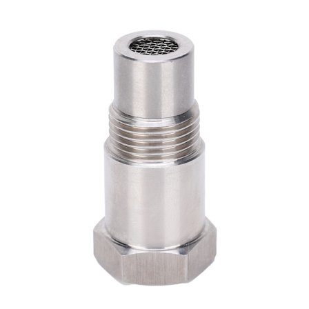 Rustfrit stål Oxygen O2 Sensor Spacer Adapter Bung Katalysator Fix Check Engine Light M18 x 1.5