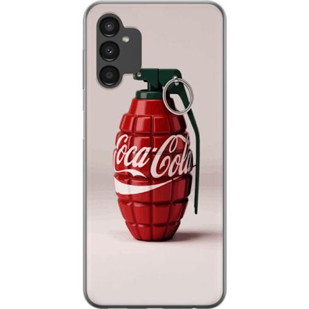 Kompatibelt Mobildeksel til Samsung Samsung Galaxy A04s Kunstnerisk illustrasjon av Coca Cola granateple i rødt og grønt, pop art inspirert motiv me