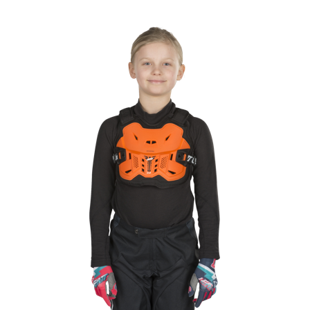 Leatt 2.5 Kid's Chest Protection 110-134cm Orange/Black Onesize