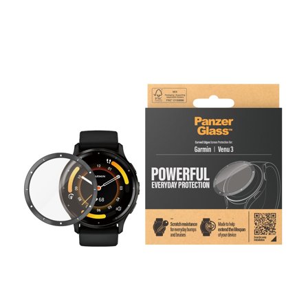 Panzer Garmin Venu 3 Screen Protector PanzerGlass - High quality tempered glass screen protector