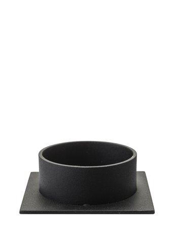 Candleholder -The Square Black Kunstindustrien