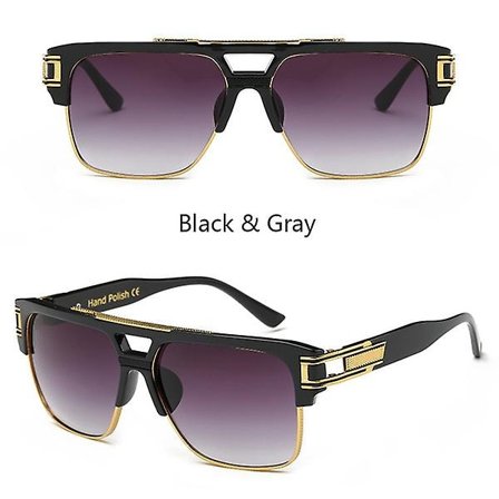 Fashion Classic Luxury Herr Solglasögon [svart ram]