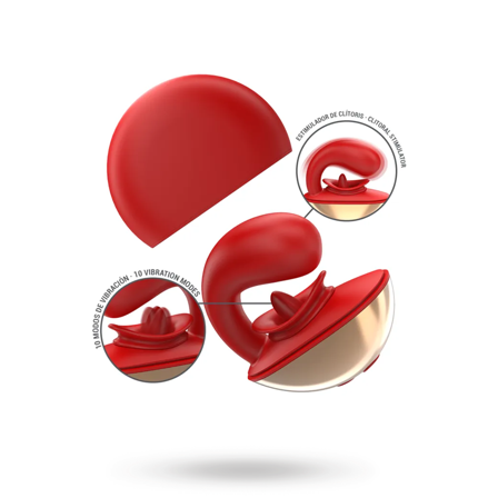 Mariah 10 Vibrations & Stimulator In U Shape - Vuxen.se - Vibrator