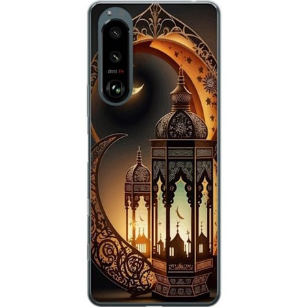 Kompatibel Mobilcover til Sony Xperia 5 III Nærbillede af kattens øje med intens blå iris og detaljeret pels i makrofotografi