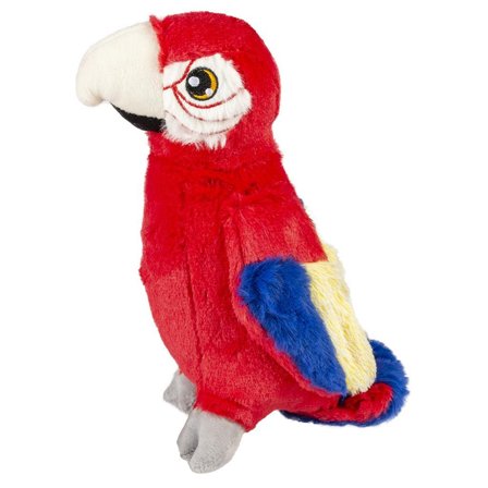 Kosedyr Papegøye, Rød - 25cm