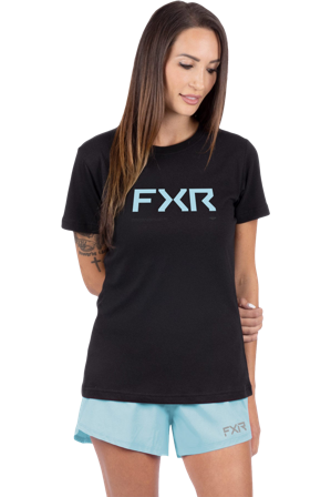 Tricou FXR Hydrogen Premium Femei Negru/Albastru Maui S