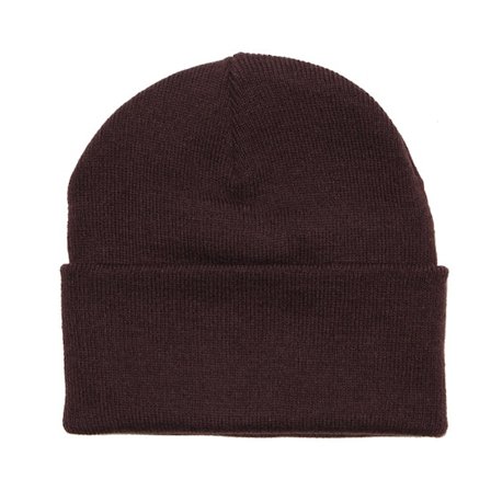 Beechfield - Paars cuff Beanie - Plum Cuff Blank Beanie @ Hatstore
