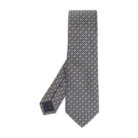 Salvatore Ferragamo, Silk tie Blauw, Heren, Maat:ONE Size