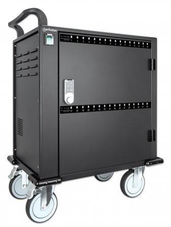 Manhattan 32-Port Charging Cart - 576 W
