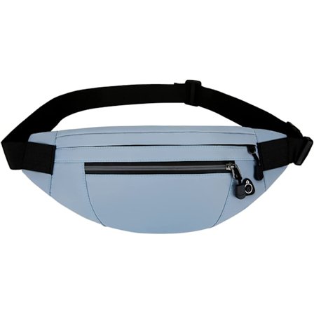 Fanny Pack Midjeveske for Menn og Kvinner Justerbart Belte Hofte Bum Bag F