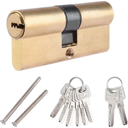 Låsecylinder 40/40 cylinderlås total længde 80 mm låsecylinder profil dobbelt cylinder med to skruer kan kombineres til alle typer