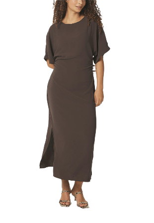 Neo Noir Miloine Drape Dress Klänningar Dam Brun 40