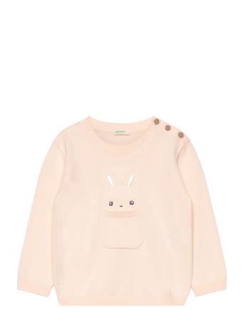 Sweater L/S Pink United Colors Of Benetton