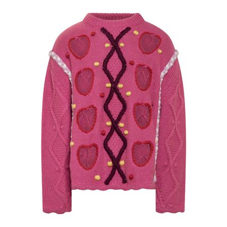 Gcds Round-neck Strik Pink, Dame Striktrøjer