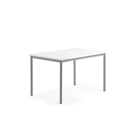 Stół BORÅS, 1200x800x720 mm, blat z funkcją tablicy suchościeralnej, szary aluminium