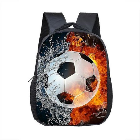 12" Cool Fotboll/ Print ryggsäck Barn Skolväska style 3