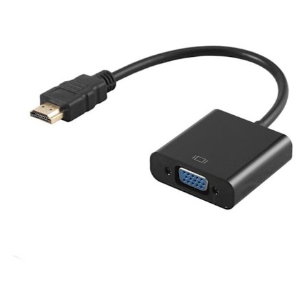 HDMI till VGA-adapter med 3,5 mm ljud och Micro USB-port 1080p Aktiv