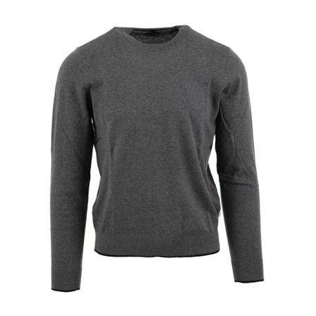 Armani, Round-neck Knitwear Grijs, Heren, Maat:L
