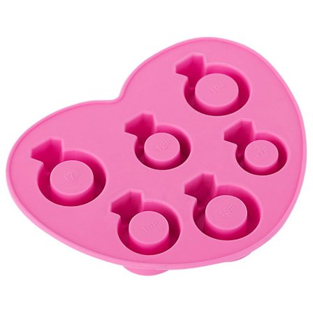 Silikon isform bricka frys pudding form chokladform bakning kök rosa