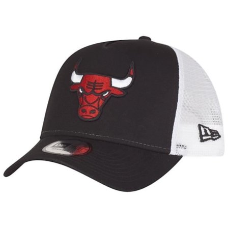 Truckerkeps - New Era - Chicago Bulls - En storlek - 100% polyester - 100% bomull