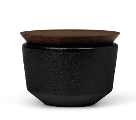 Rosendahl RÅ Saltkar med lokk Sort Ø9,5