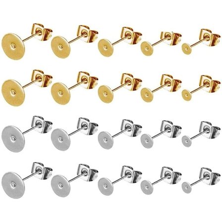 240 par örhängenspinnar för DIY örhängen, hantverk