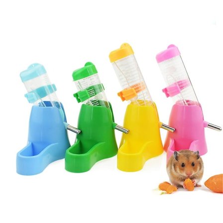 Hamsterin juomapullo Automaattinen annostelija Lemmikkieläinhäkin vesisyöttölaite Chinchillalle Marsulle Siilille Fretti