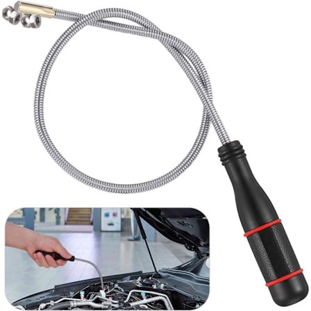 60CM Fleksibel Magnetisk Opsamlingsværktøj, Kraftig Magnetisk Opsamlingsværktøj, Teleskopmagnet, Bærbar Magnetisk Opsamlingsværktøj