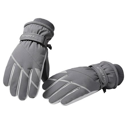 Vinter skihandsker til kvinder, vandtætte touchscreen-handsker med skridsikker belægning til snowboarding