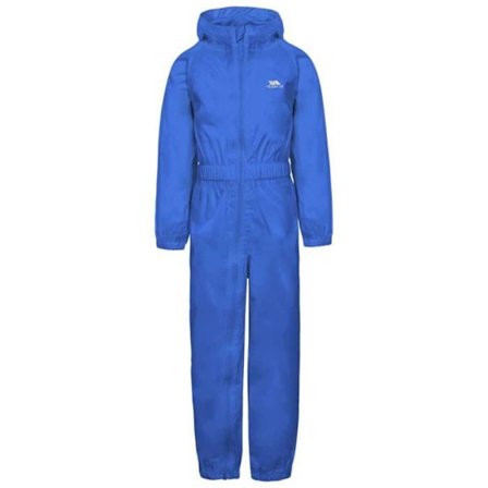 Regnjacka - Trespass - Knapp - Vattentät - Huva - Barn 5-6 År