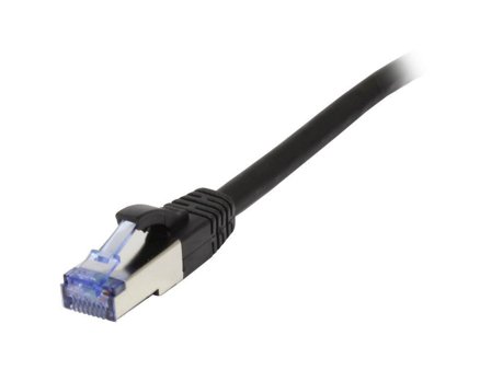 SYNERGY Patchkabel RJ45, CAT6A 500Mhz, 20m, schwarz, S-STP(S/FTP), Sy