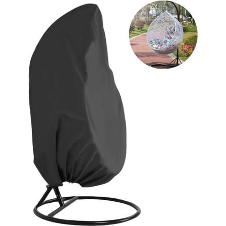 Hushållshängande cover 210D Oxford tyg cover (svart singel 115*190 cm)