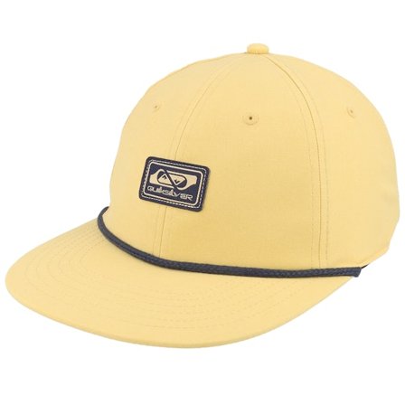 Quiksilver - Yellow snapback Czapka Z Daszkiem - Taxer Cap Wheat Strapback @ Hatstore