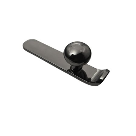 Skåphandtag i zinklegering, moderna lådhandtag, enkla möbelhandtag med ett hål för skåp, garderober och lådor