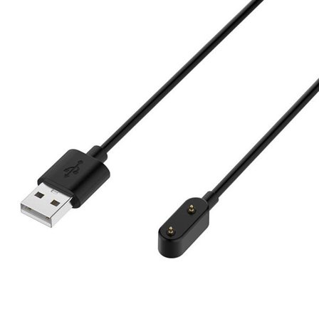 Magnetisk USB-oplader til Huawei Band 10 / 9 / 8 - 1 m, sort