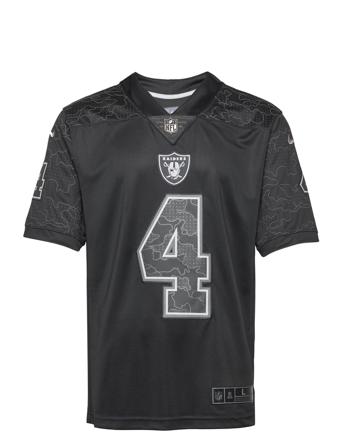 Las Vegas Raiders Nike Rflctv Limited Jersey D Carr 4 T-shirt Sort NIKE Fan Gear