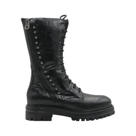 CafèNoir, Lace-up Boots Zwart, Dames, Maat:38 EU
