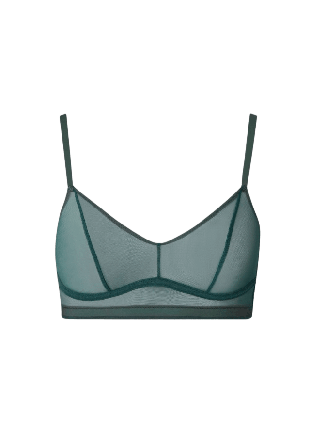 Understatement Mesh Balconette Bh Dam Grön S