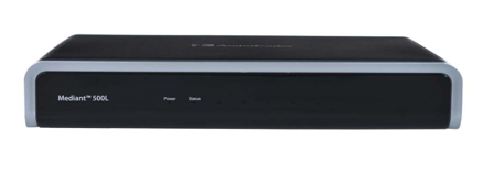AUDIOCODES Mediant 500L MSBR with 4 BRI Voice Interfaces and ADSL VDSL over ISDN (annex B) 1000Base T WAN and dual mode SFP WAN Interfaces wi