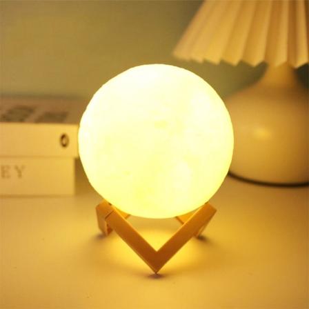 3D Månelampe LED Nattlys 12CM 12CM 12CM