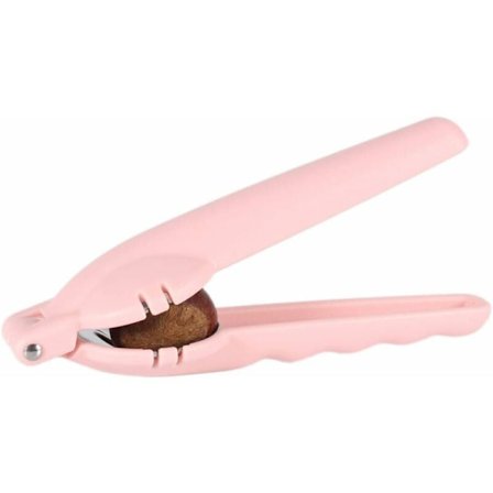 Kastanje Tang, Kastanjetang, Kastanjeskærer, Rustfrit Stål, Nøddeknuser, Hasselnødder, Kastanjetang, Kastanieåbner, Pink