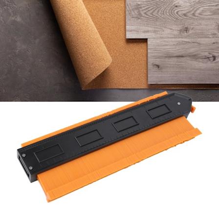 Konturmåler 9,8 tommer Konturmåler Duplikeringsværktøj med Lås til Træbearbejdning DIY Projekt Hjemmeforbedring