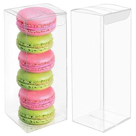 Pop & Lock-esker, gjennomsiktige esker, sett med 25 for enkel oppbevaring og utstilling på ditt neste arrangement