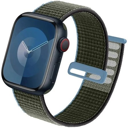 Nylon Loop Armband för Apple Watch Armband 49mm Ultra2 44mm 40mm 45mm 41mm 46-42mm Armband för iwatch armband Serie 9 8 se 7 6 5 4 10