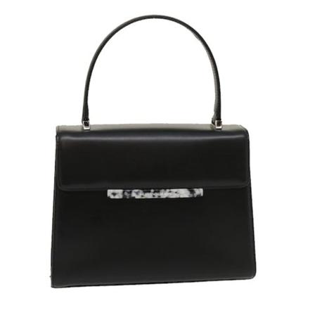 Givenchy Pre-owned, Pre-owned Leather Handbag Zwart, Dames, Maat:ONE Size