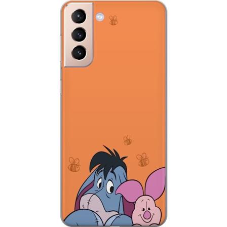 Samsung Galaxy S21 Genomskinligt Skal Ior och Nasse, Nalle Puh