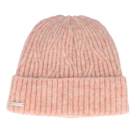 Seeberger - Růžový cuff Beanie - Recycelt Polyester Mix Pink Beanie @ Hatstore