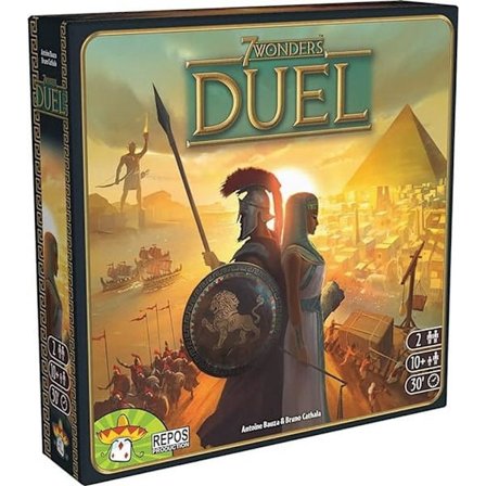 Wonders Duel, Brettspill, Alder 10+, 2 Spillere, 30 Minutters Spilletid