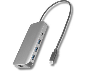 Andersson-USB-D2000 - 3 monitors 4K - B-vare-USB-C-dokkingstasjon med støtte for opptil 3 skjermer-Computer accessories-Datatilbehør