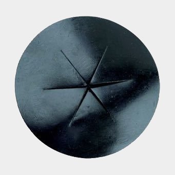 Gummipakning til ring til styrekabelgennemføring, Ø75 mm, sort